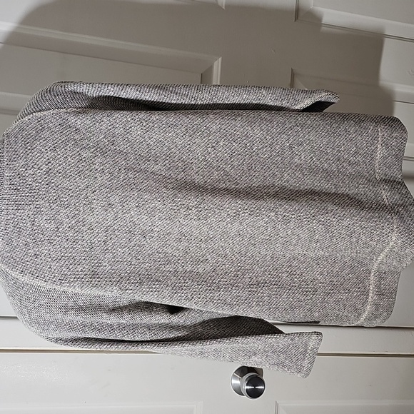 Eileen Fisher 100% Organic Cotton Pop Over Sweater. Medium. Gray White‎ Tween. - Picture 5 of 9